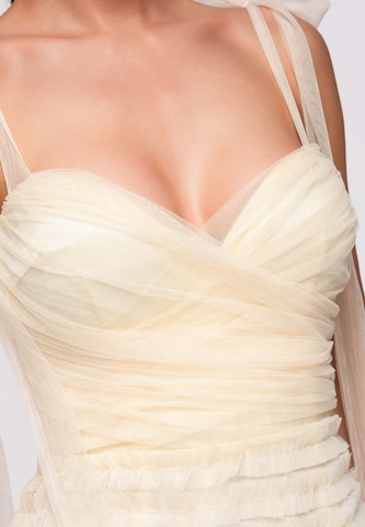 Ombre Avondjurk in Beige