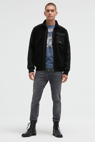 CAMP DAVID Fleece Jacket in Black