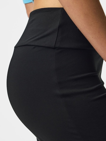 PIECES Wide leg Broek 'SOFIA ' in Zwart