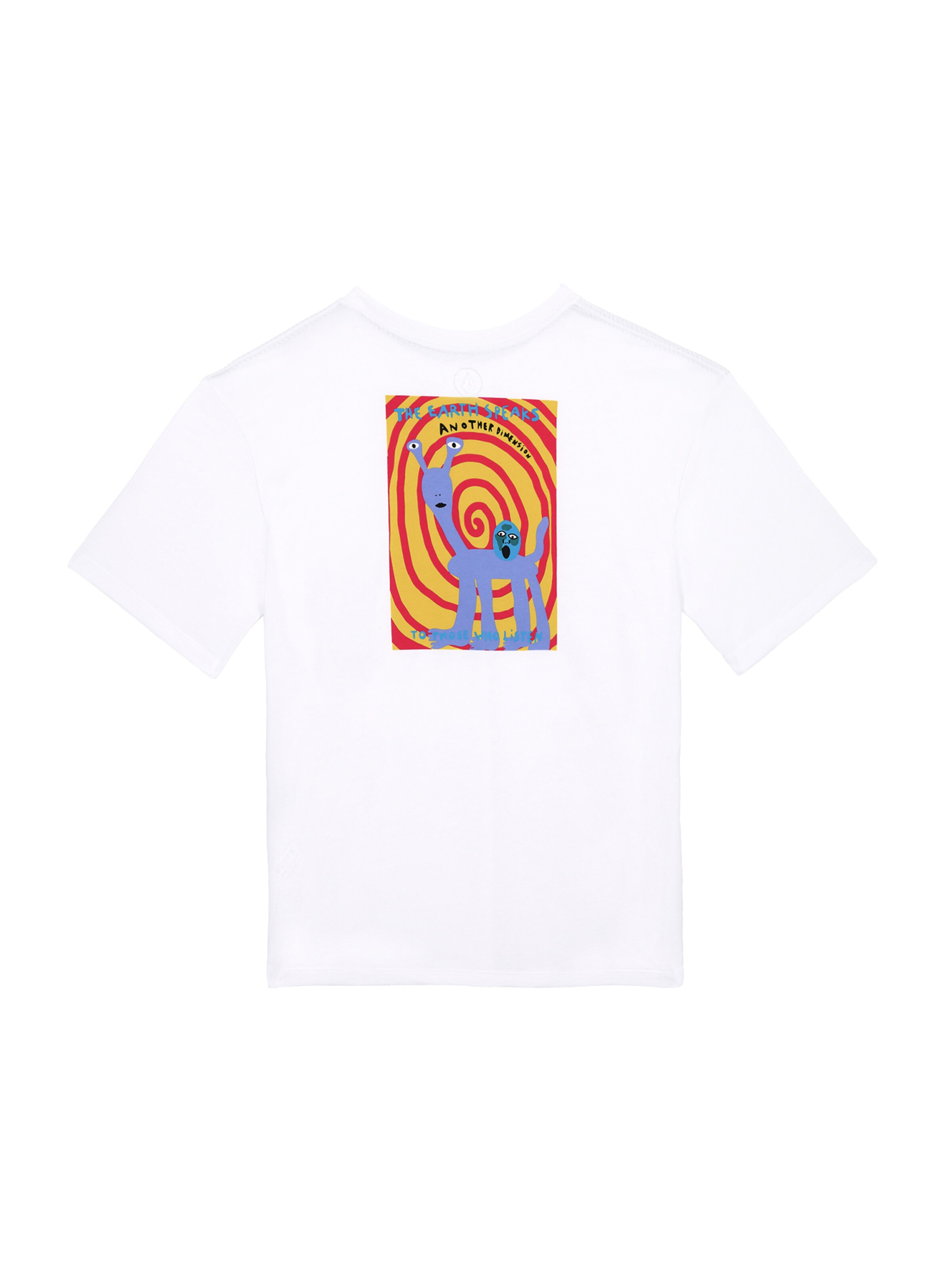 T-Shirt 'Weirdcard' Volcom en blanc