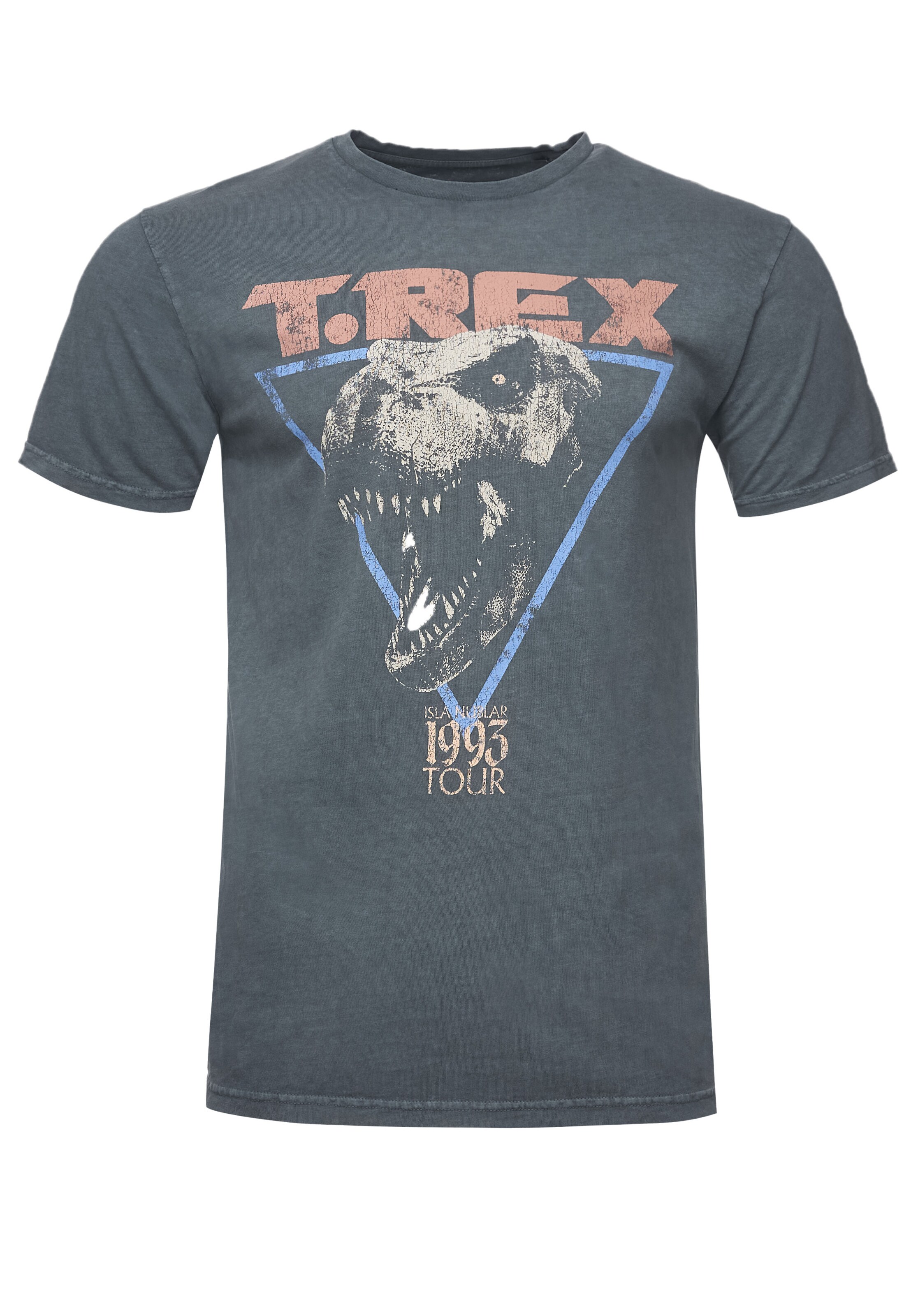 Recovered Shirt 'Jurassic Park T-Rex 1993' in Dark grey, Item view