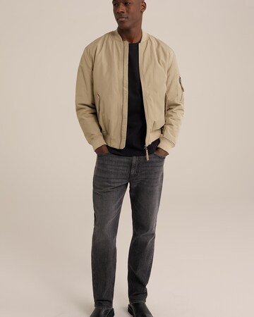 WE Fashion Weatherproof jacket in Beige
