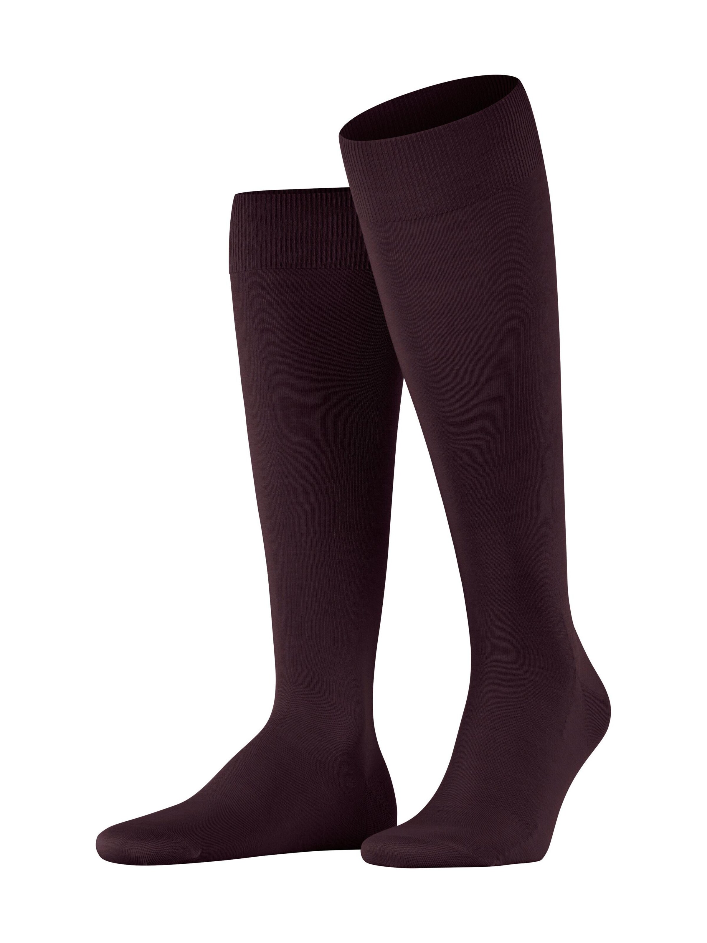 FALKE Knee High Socks 'ClimaWool' in Red