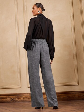 Wide Leg Pantalon love & roses en gris