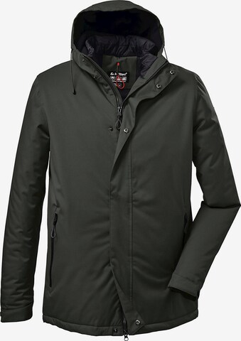 KILLTEC Outdoorjacke 'KOW 144' in Grün: predná strana