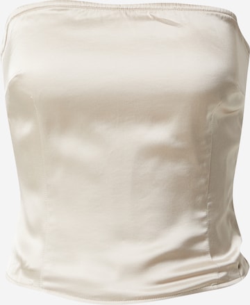 Camicia da donna 'Grace' di LENI KLUM x ABOUT YOU in beige: frontale