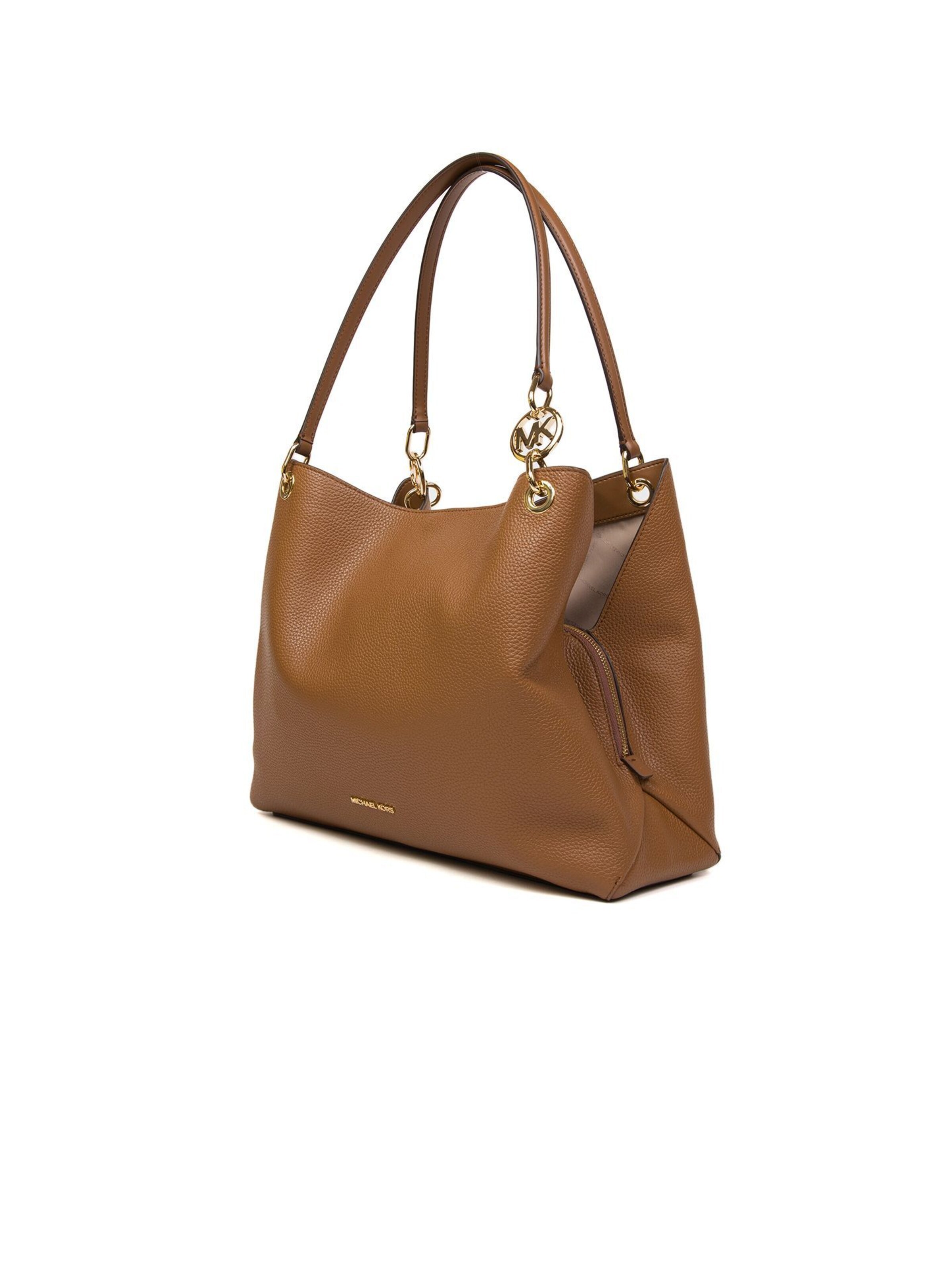 Borsa a mano 'Christina Large Triple Gusset Shoulder Tote' di Michael Kors in marrone