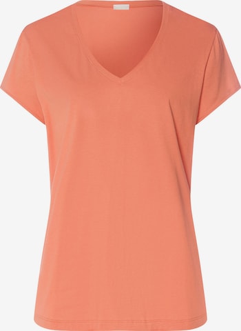 Hanro Shirt ' Natural Shirt ' in Oranje: voorkant