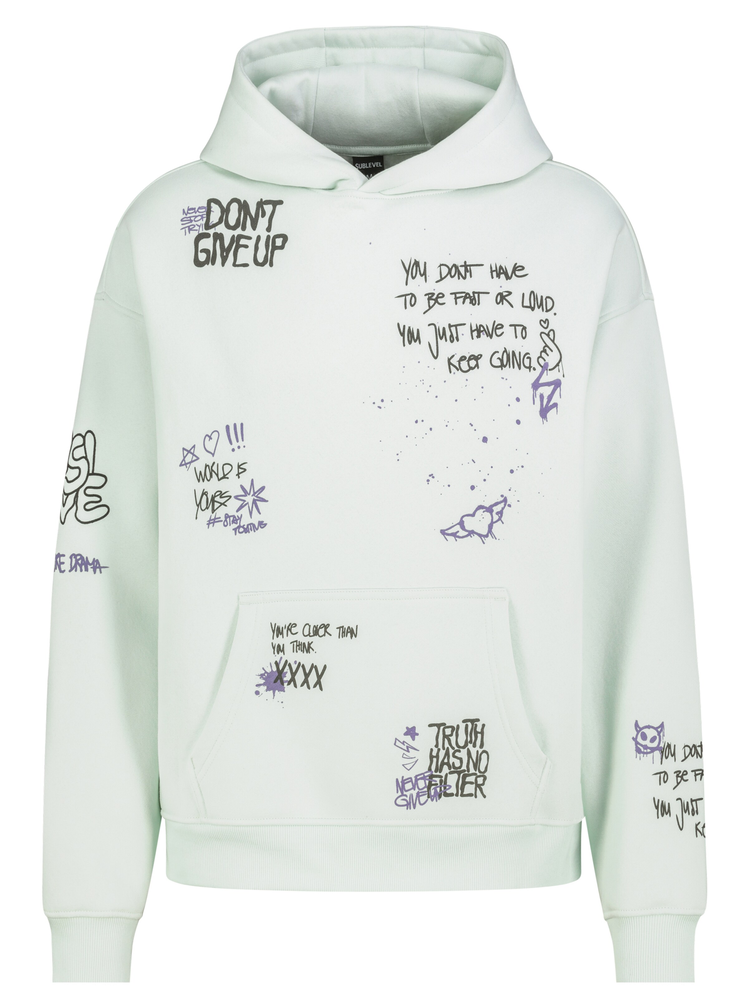 Sublevel Sweatshirt in Groen: voorkant