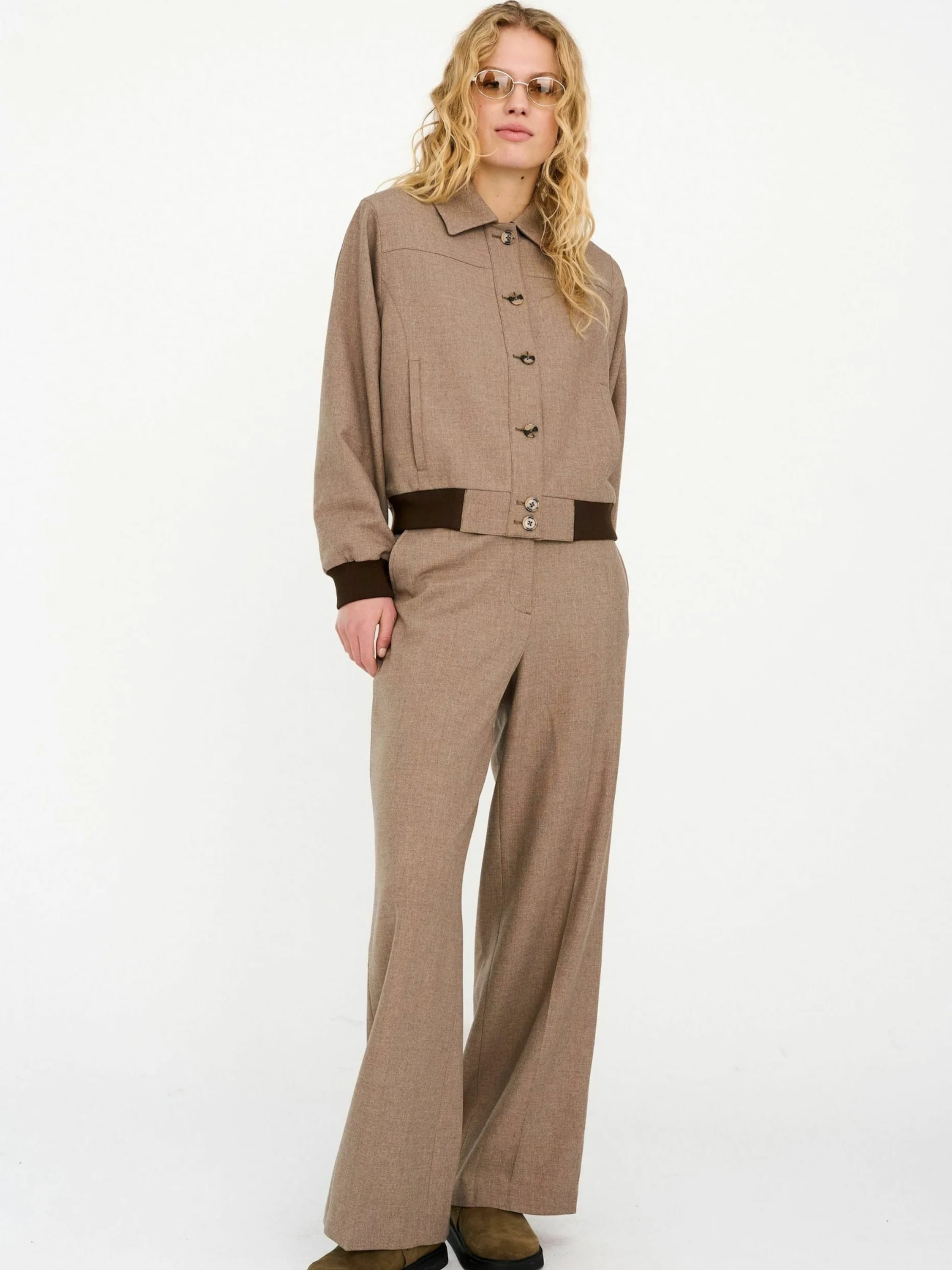 Regular Pantalon ' IVY-New ' Ivy Copenhagen en marron : devant