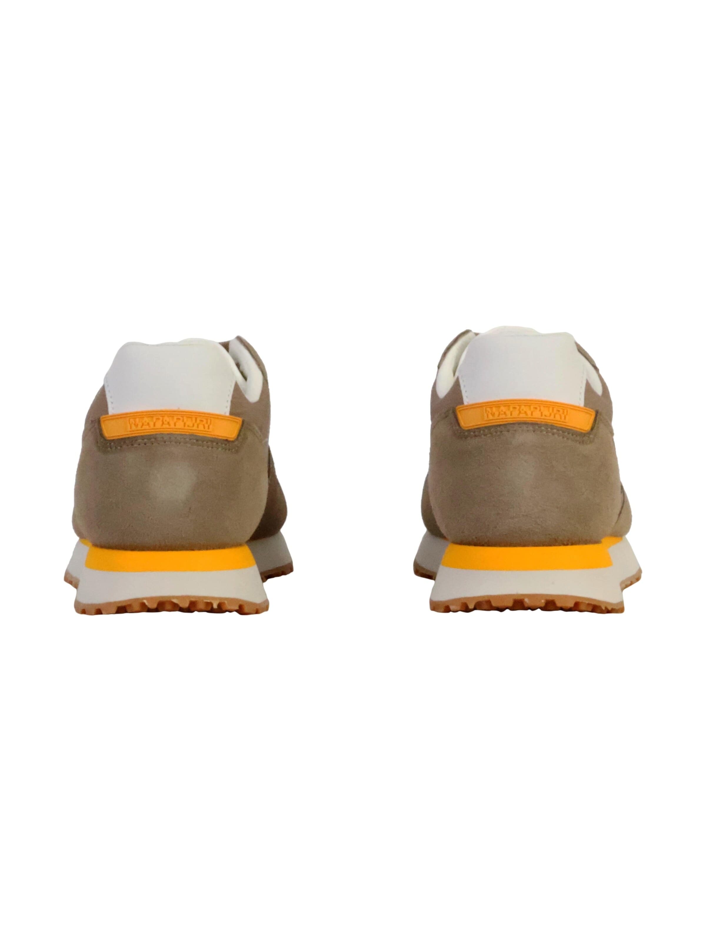 NAPAPIJRI - Calzado deportivo con cordones 'Sun Low-Top-Sneaker aus Leder' en marrón