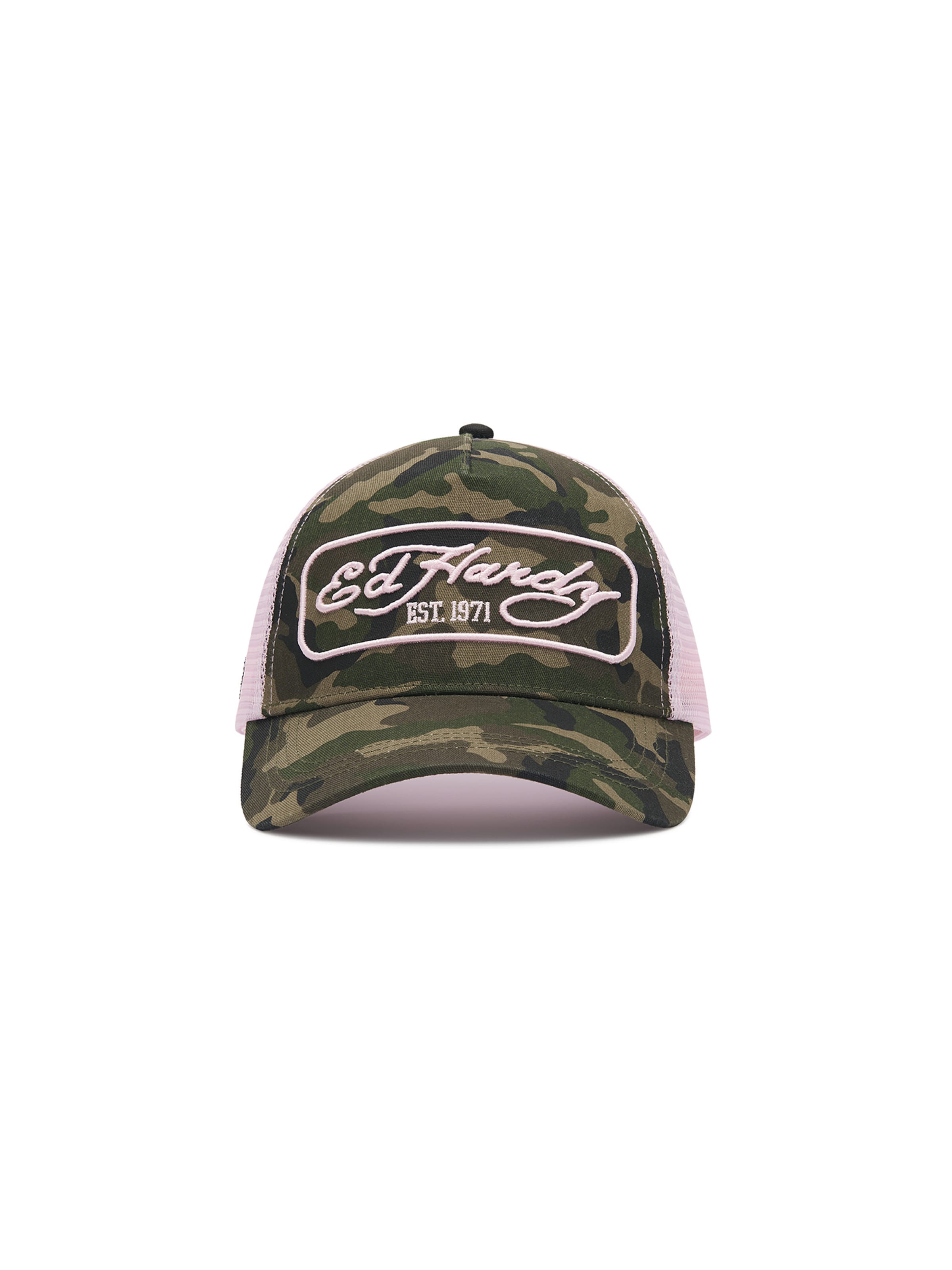 Cappello da baseball '1971' di Ed Hardy in verde