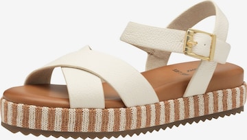 s.Oliver Sandals in Beige: front