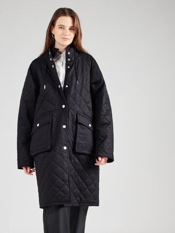 Manteau mi-saison 'Asta' Esmé Studios en noir : devant