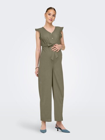 Only Maternity Jumpsuit 'OLMElisa' i grøn