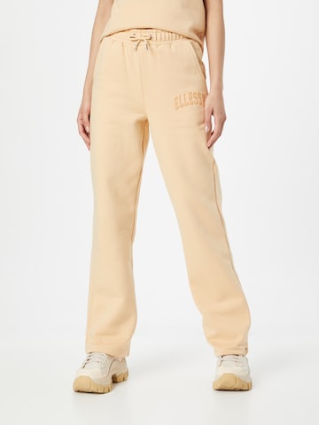 ELLESSE Boot cut Pants 'Tento' in Brown: front