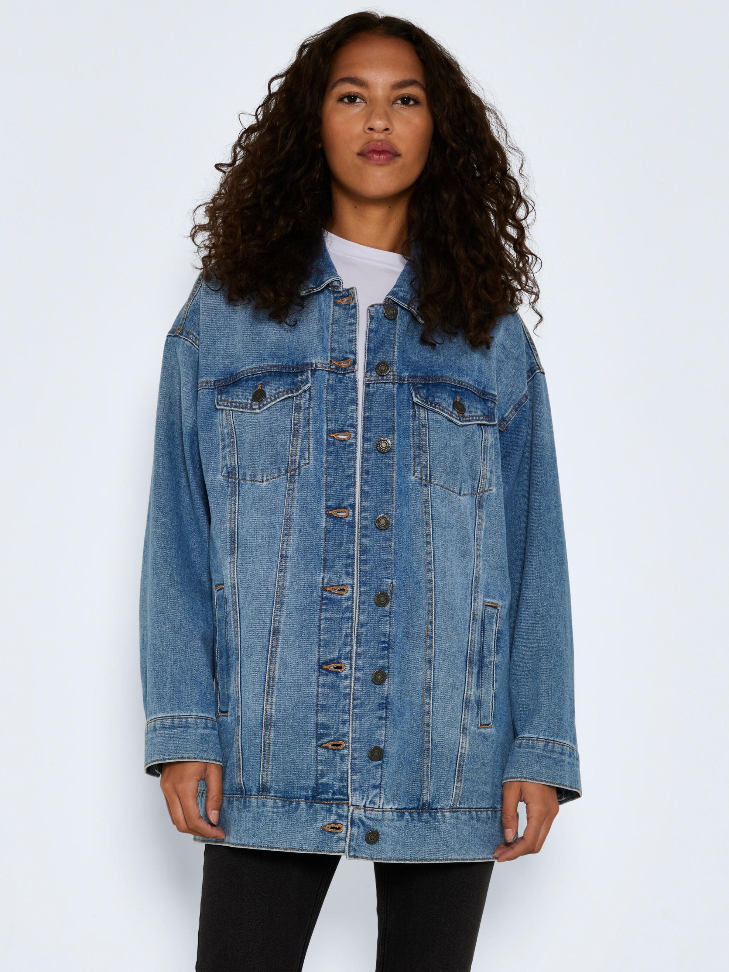 denim oversized jacket women