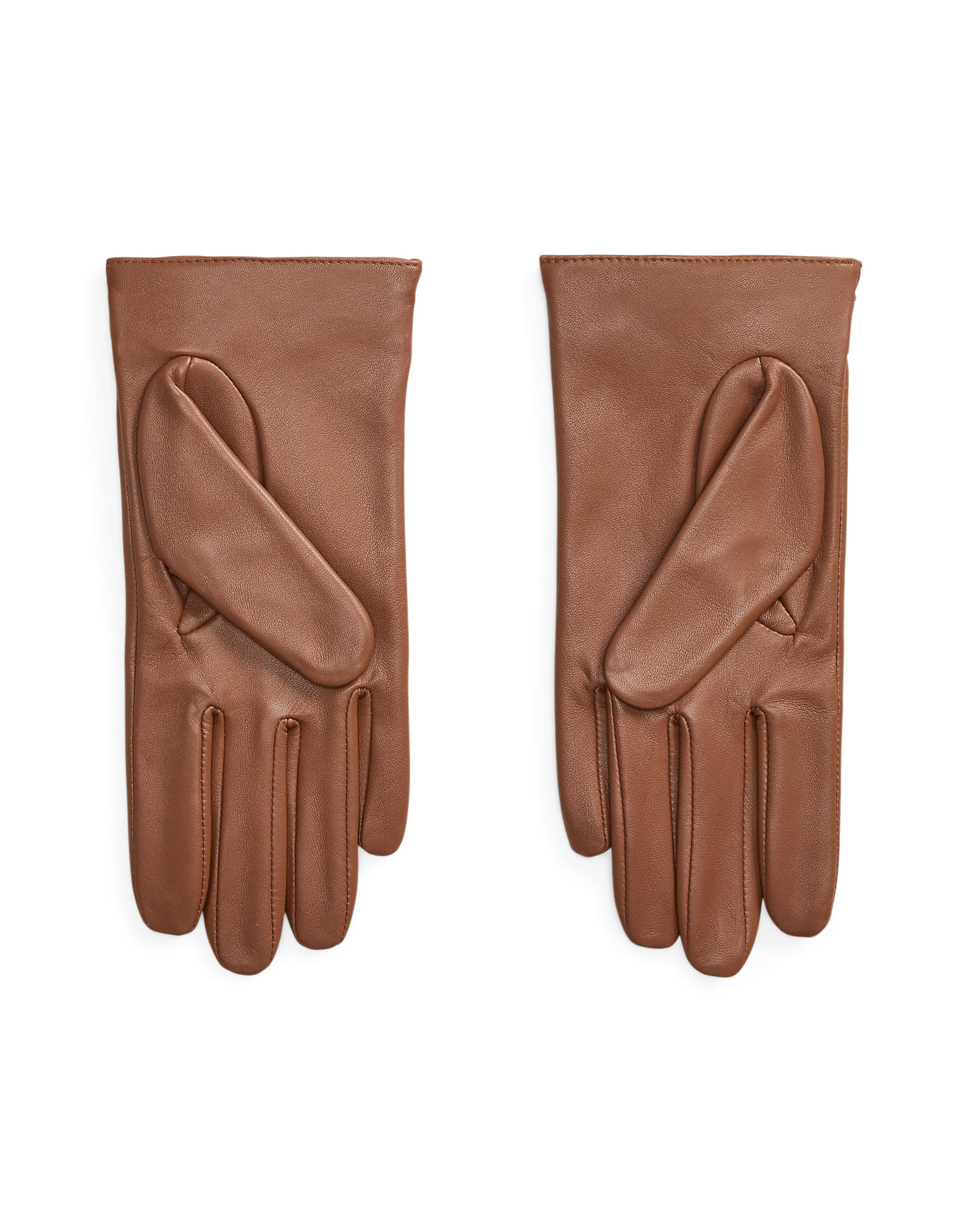 Lauren Ralph Lauren Prstové rukavice – hnědá