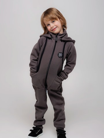 MANUL Overall 'Steel by MANUL - Smart BackZip' in Grau: Vorderseite