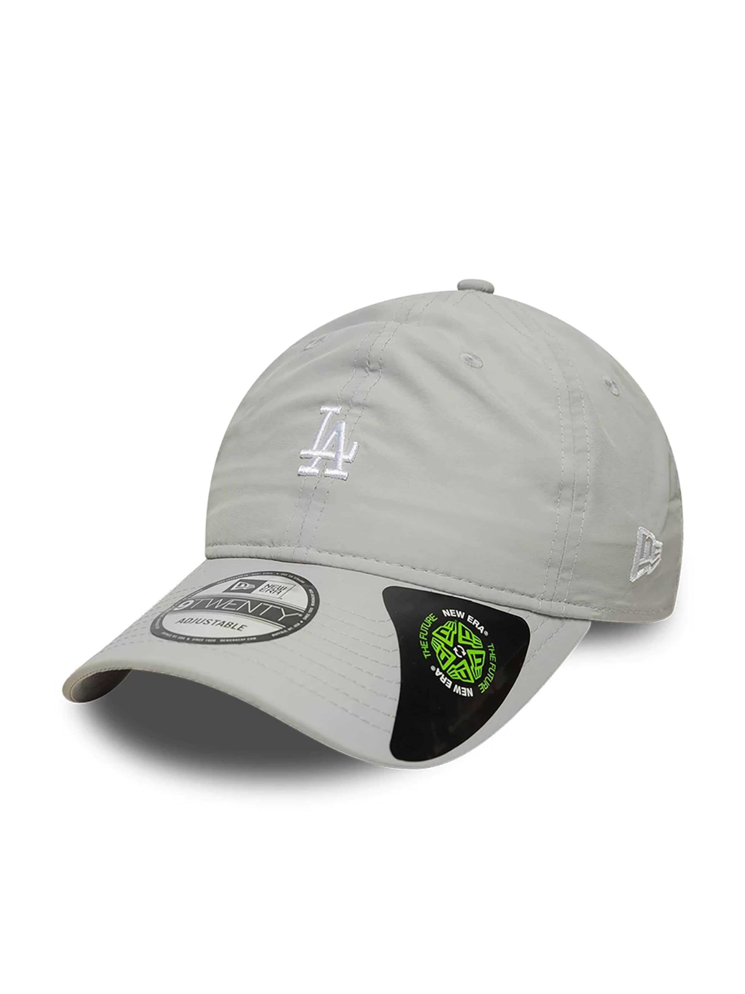 NEW ERA Athletic Cap '9TWENTY Los Angeles Dodgers MLB Recycled' in Grey: front