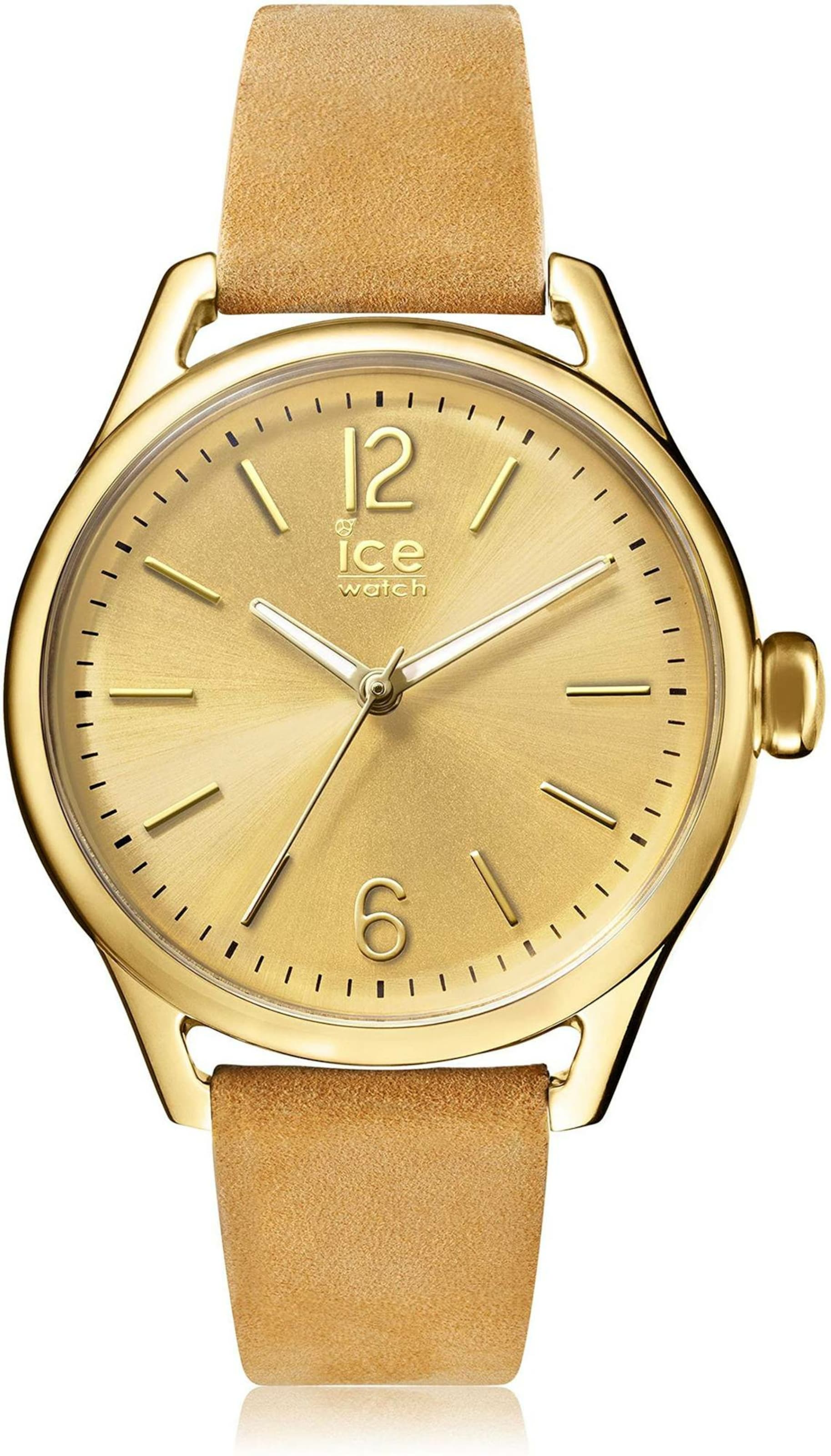 ICE WATCH Analog watch 'Ice Time' in Beige: front