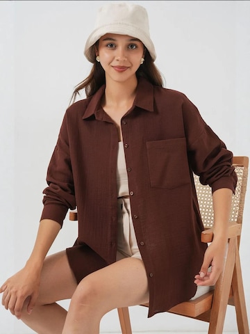 Bigdart Blouse in Brown