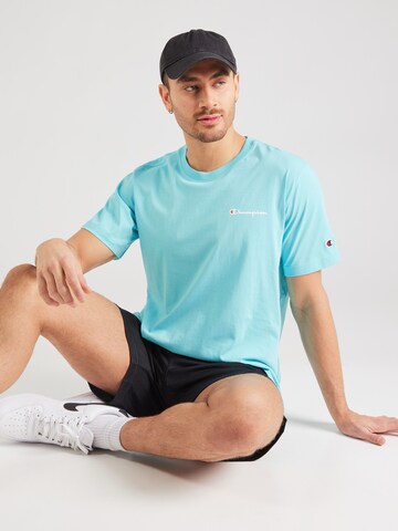 Champion Authentic Athletic Apparel T-shirt i blå: framsida