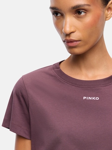 PINKO - Camiseta 'PINKO BASICO T-SHIRT JERSEY LOGO PINKO GOMMATO T-SHIRT' en lila