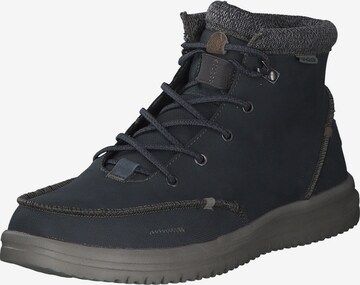 HEY DUDE Lace-Up Boots '11330' in Blue: front