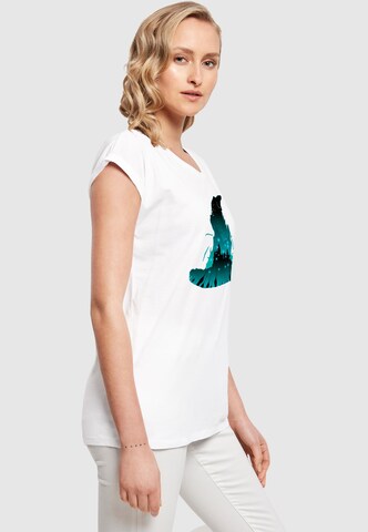 T-shirt 'Harry Potter - Hogwarts' ABSOLUTE CULT en blanc