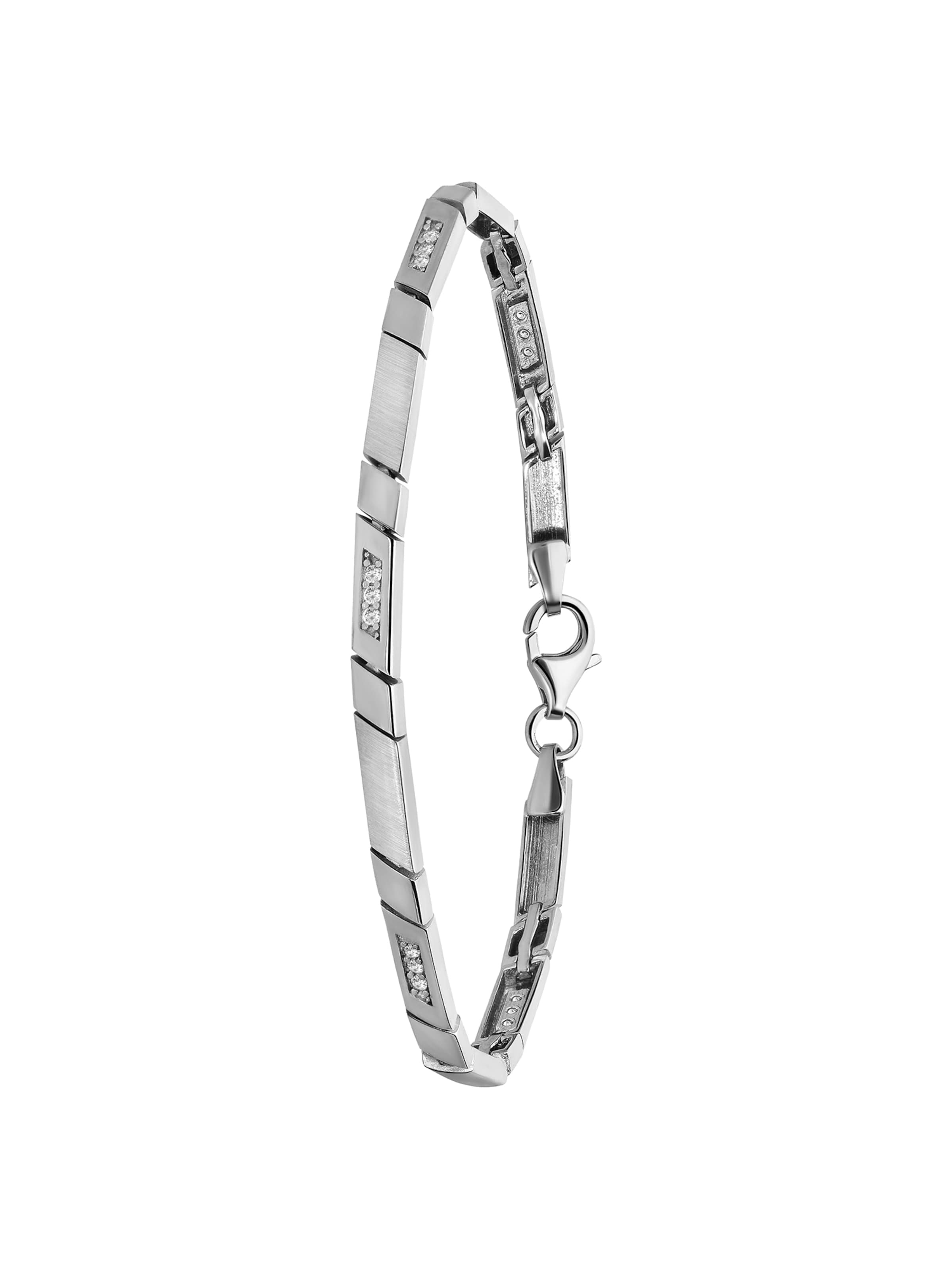 Lucardi Bracelet in Silver: front