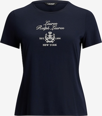 Lauren Ralph Lauren Plus Футболка 'KATLIN' в Синий: спереди