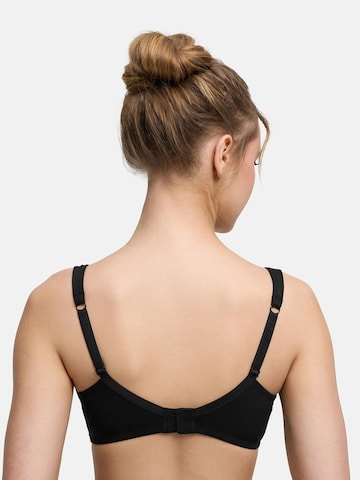 Minimiseur Soutien-gorge 'Cotton Bügel BH ohne Pads' cfab en noir
