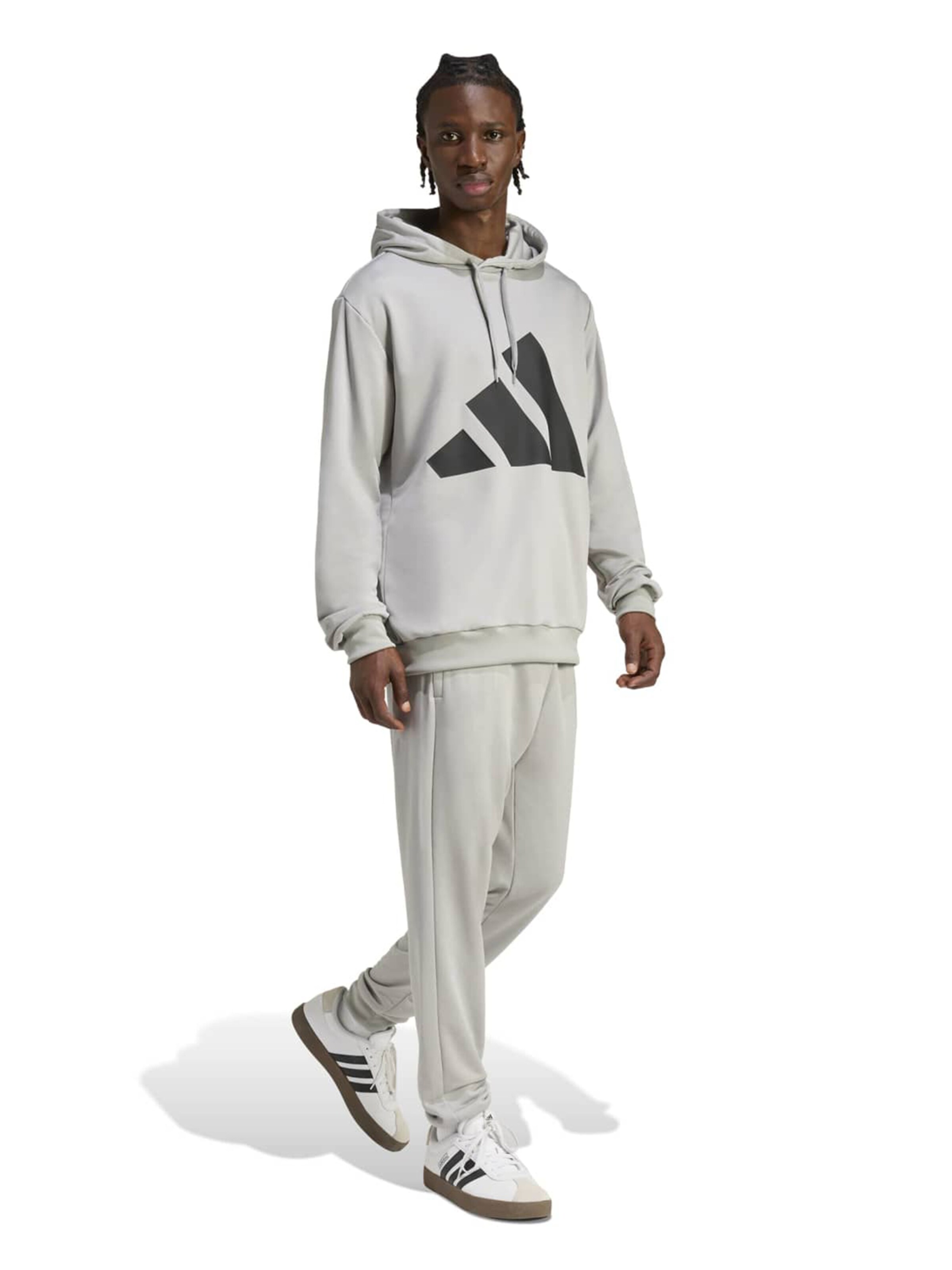 ADIDAS SPORTSWEAR Trainingsanzug in Grau: Vorderseite