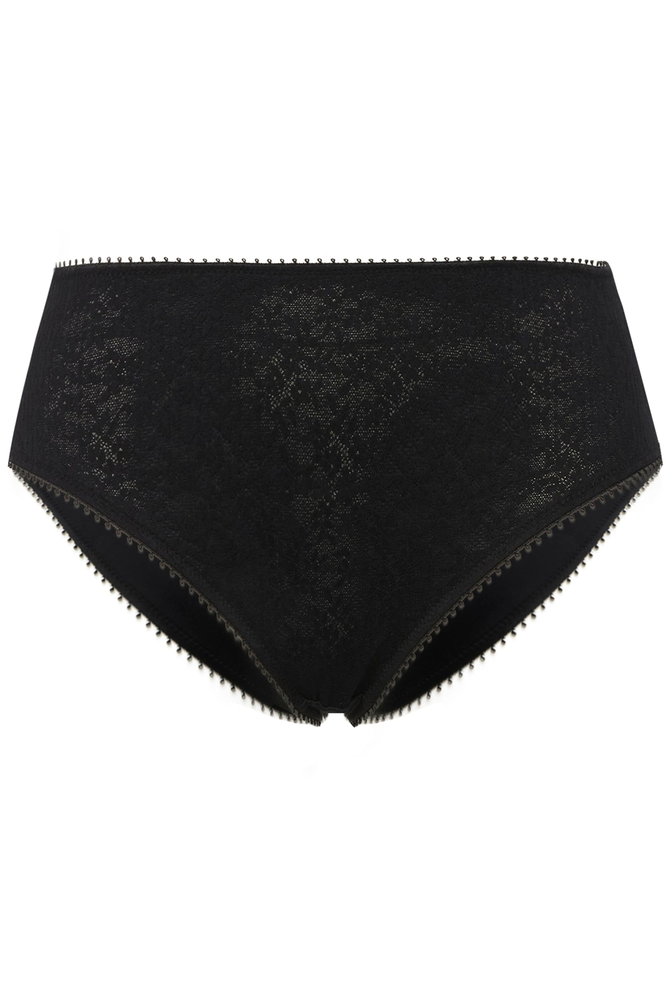 Ulla Popken Slip in Zwart: voorkant