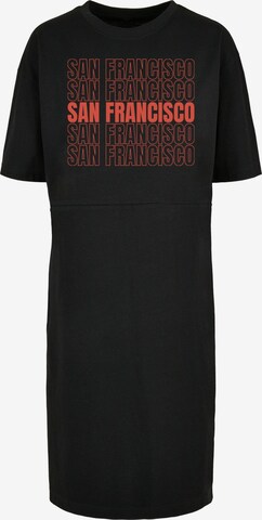 Merchcode Dress 'San Francisco' in Black: front