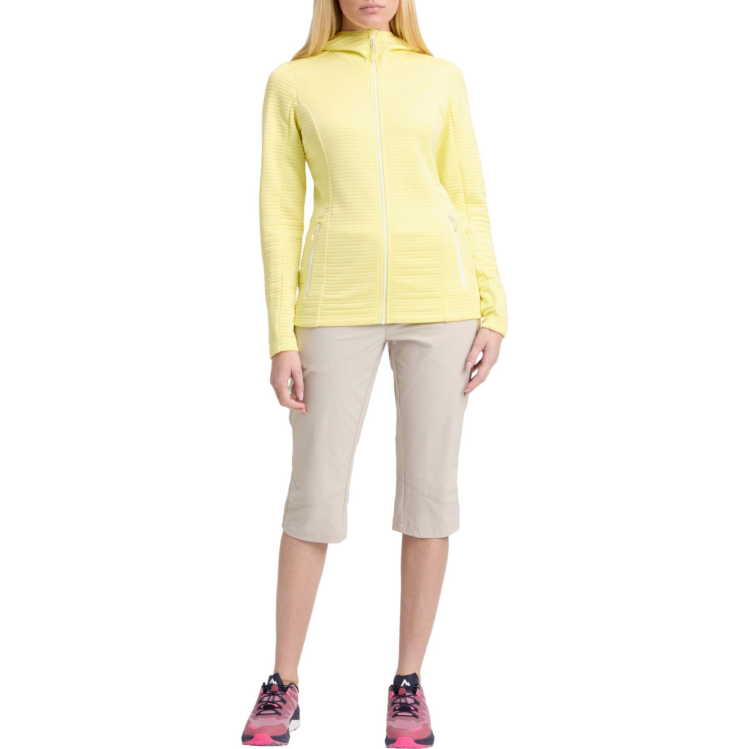 MCKINLEY Funktionsfleecejacke 'Aami' in Gelb