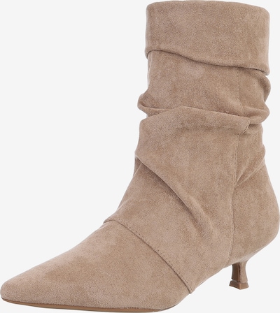 Ital-Design High Heels ' Klassische Stiefeletten ' in hellbraun, Produktansicht