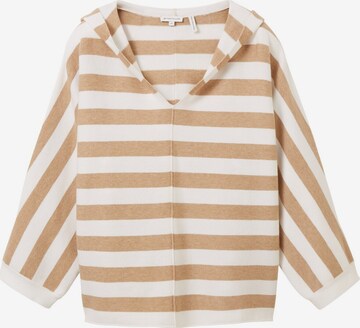 TOM TAILOR Sweater in Beige: front