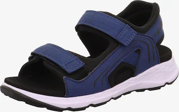 SUPERFIT Odprti čevlji | modra barva: sprednja stran
