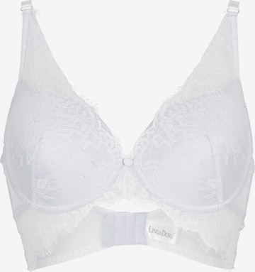 Triangle Soutien-gorge LingaDore en blanc : devant