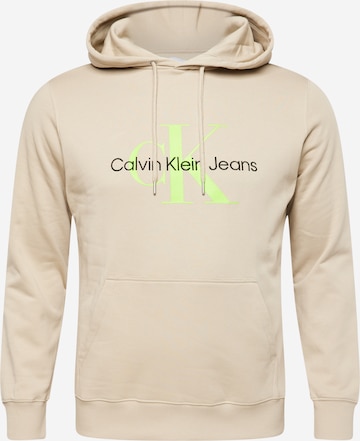 Calvin Klein Jeans Sweatshirt 'Essentials' in Grey: front