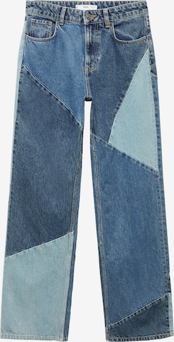 Regular Jeans 'Saige' de la MANGO pe albastru: față