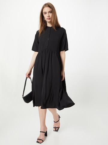 Monki Shirt Dress in Black