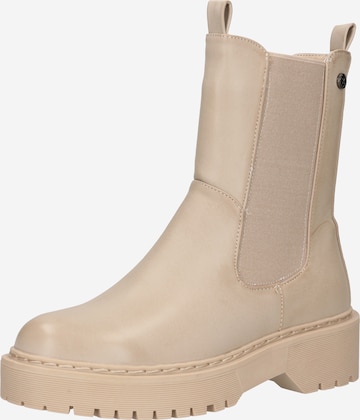 Xti Chelsea Boots in Beige: front