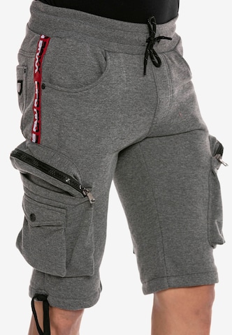 CIPO & BAXX Regular Cargo Pants in Grey