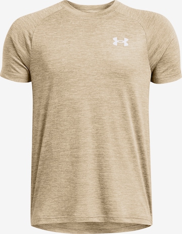 UNDER ARMOUR Performance shirt in Beige: front