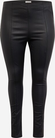 Skinny Pantalon 'IZABEL' ONLY Curve en noir : devant