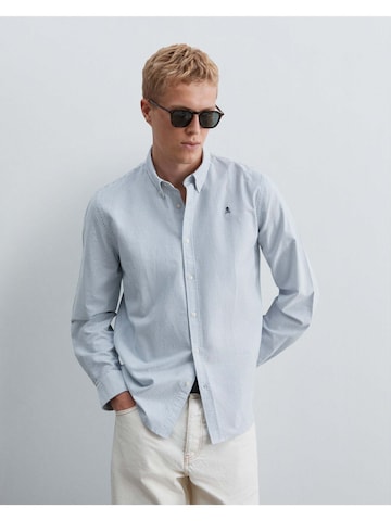 Coupe regular Chemise ' ' Scalpers en gris