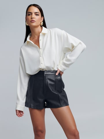 BWLDR Bluse 'FORD' in Beige: Vorderseite